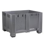 Palletbox Kunststof 1200x1000x760 mm 610 liter Grijs, Doe-het-zelf en Verbouw, Hout en Planken, Nieuw, Verzenden