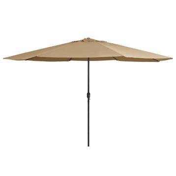 Parasol 390cm Taupe - Retourdeal - Topdeal! 59% Korting beschikbaar voor biedingen