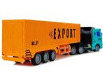 RC truck - 27Mhz - 1:48 - speelgoed vrachtwagen met trailer, Kinderen en Baby's, Speelgoed | Speelgoedvoertuigen, Ophalen of Verzenden