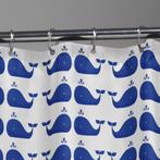 Sealskin Whale Douchegordijn 180x200 cm - PEVA - Blauw, Ophalen of Verzenden, Zo goed als nieuw