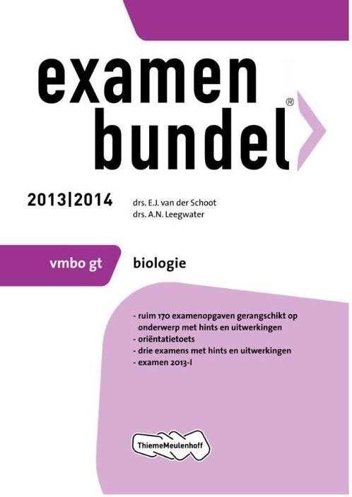 Examenbundel  20132014 vmbo gt Biologie 9789006080124, Boeken, Techniek, Zo goed als nieuw, Verzenden