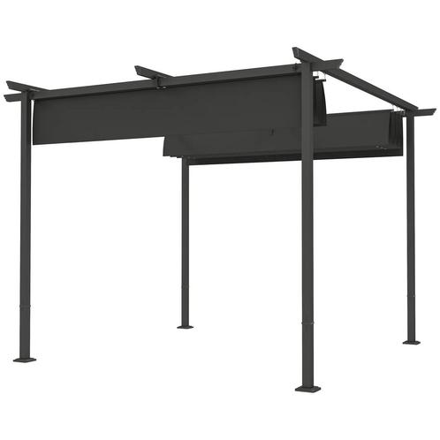 TRUUSK Pergola 3x3m Tuin Paviljoen Terrasoverkapping Van Met, Tuin en Terras, Partytenten, Nieuw, Verzenden