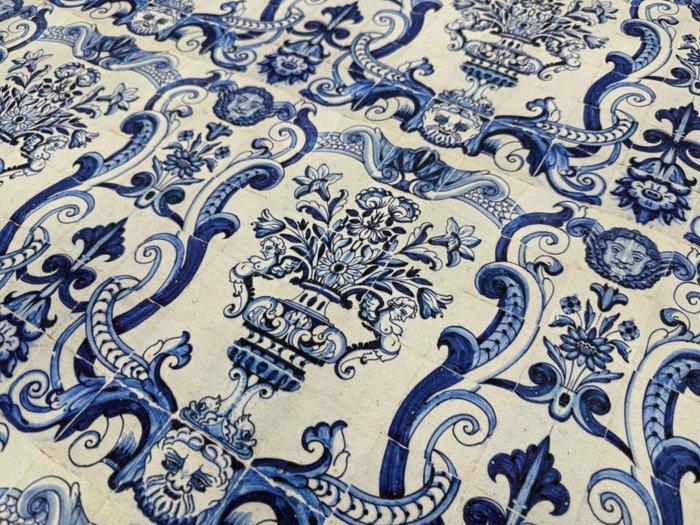 Middellandse Zee Porselein - Meubelstof - 3 m - 2.8 m, Antiek en Kunst, Antiek | Kleden en Textiel