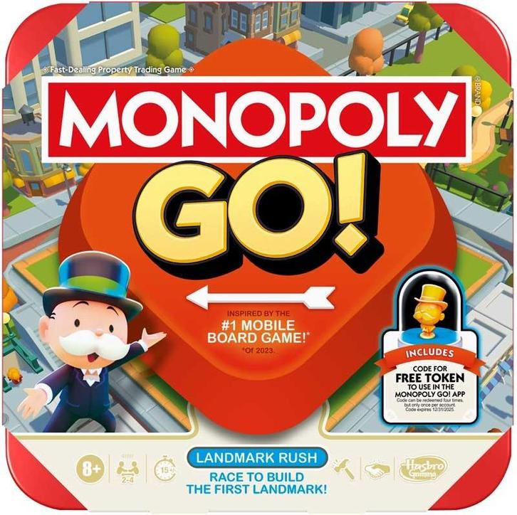 Hasbro Monopoly bordspel GO - famil van €31,99 voor €25,59, Kinderen en Baby's, Speelgoed | Overig, Ophalen of Verzenden