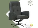 Leren draaifauteuil Pulse Duo - Kenia Antracite en Toledo, Huis en Inrichting, Bohemian, Industrieel, Modern, Scandinavisch, Nieuw
