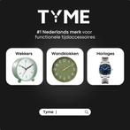 Tyme Zurich Heren Horloge - 40mm Blauw/Zilver - Goed, Ophalen of Verzenden, Zo goed als nieuw