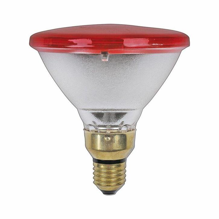 Infrarood gloeilamp PAR38 E27 150W Rood warmtelamp Ø12.1cm, Huis en Inrichting, Lampen | Plafondlampen, Nieuw, Ophalen of Verzenden