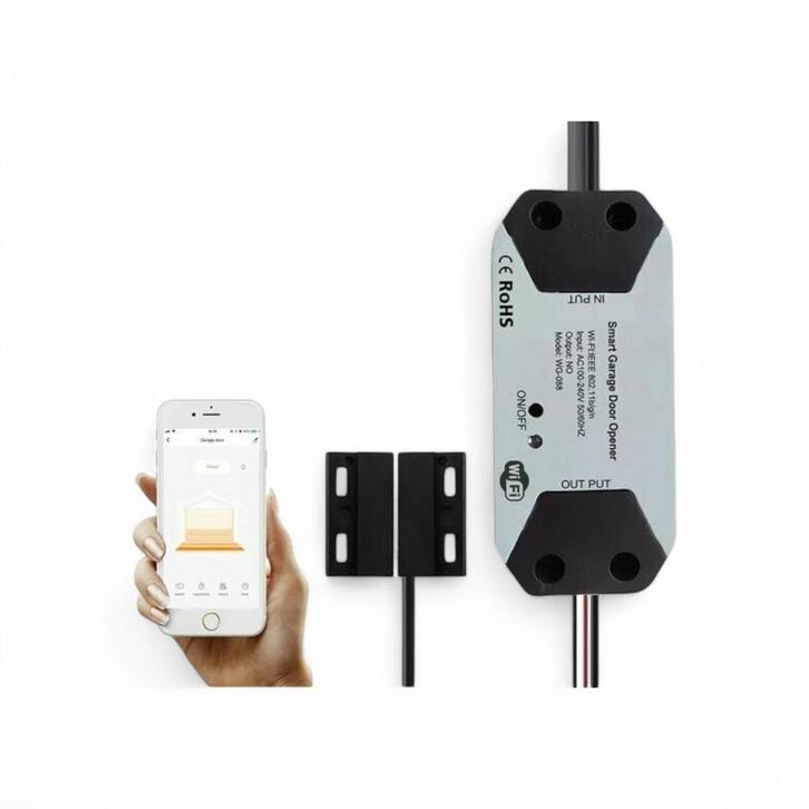 WiFi Garagedeur Opener | App en Spraakbediening, Huizen en Kamers, Garages en Parkeerplaatsen