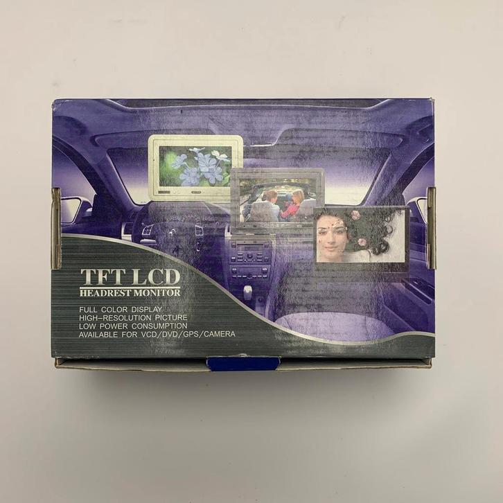 Bieden: Iris TFT LCD headrest monitor 7 inch display, Watersport en Boten, Navigatiemiddelen en Scheepselektronica, Kabel of Apparatuur
