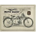 Moto Guzzi reclamebord 40x30 cm, Verzamelen, Merken en Reclamevoorwerpen, Verzenden, Nieuw