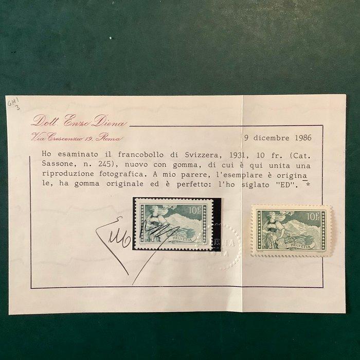 Zwitserland 1928 - 10 Fr Berner klederdracht met, Postzegels en Munten, Postzegels | Europa | Oostenrijk