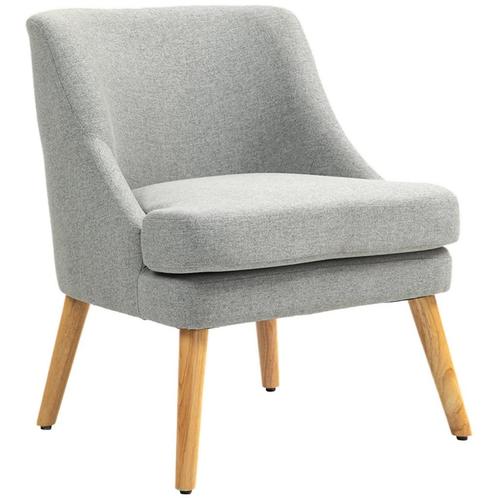 TRUUSK Fauteuil Loungefauteuil Met Linnenlook, Armleuning, G, Huis en Inrichting, Stoelen, Nieuw, Verzenden