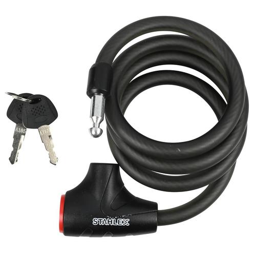 Stahlex Kabelslot - Multifunctioneel - Spatwaterdicht - S..., Fietsen en Brommers, Fietsaccessoires | Overige Fietsaccessoires