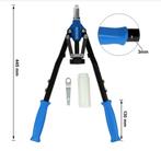 Klinknagel gun met 5 mondstukken (Gereedschap, Voor in Huis), Doe-het-zelf en Verbouw, Gereedschap | Handgereedschap, Verzenden