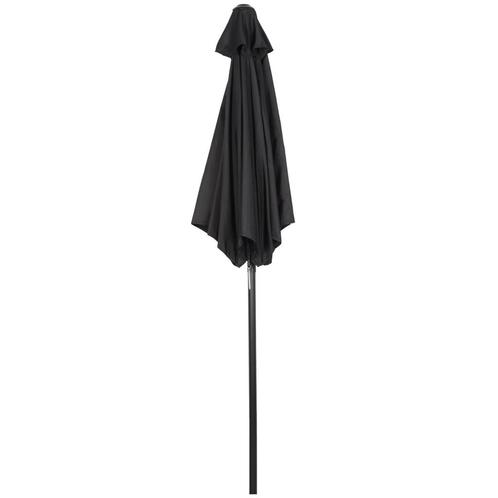 TRUUSK Parasol Ø196 Cm, Draaibare Parasol Met Kantelfunctie,, Tuin en Terras, Parasols, Nieuw, Verzenden