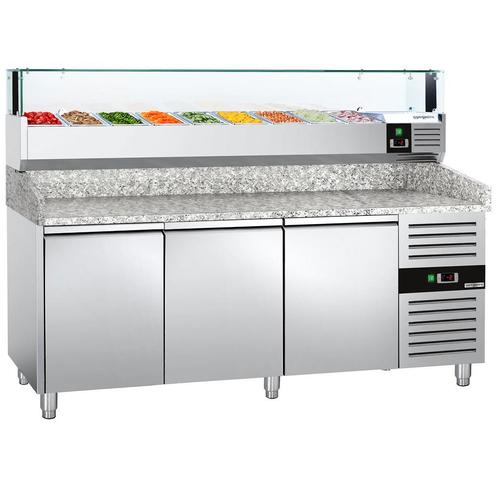 GGM Gastro | Pizza koelwerkbank PREMIUM - 2000x800mm - met 3, Zakelijke goederen, Horeca | Meubilair en Inrichting, Verzenden