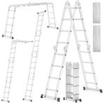 Alu Vouwladder Platform | Tweedekansje | OP=OP, Doe-het-zelf en Verbouw, Ladders en Trappen, Nieuw, Ophalen of Verzenden, Ladder