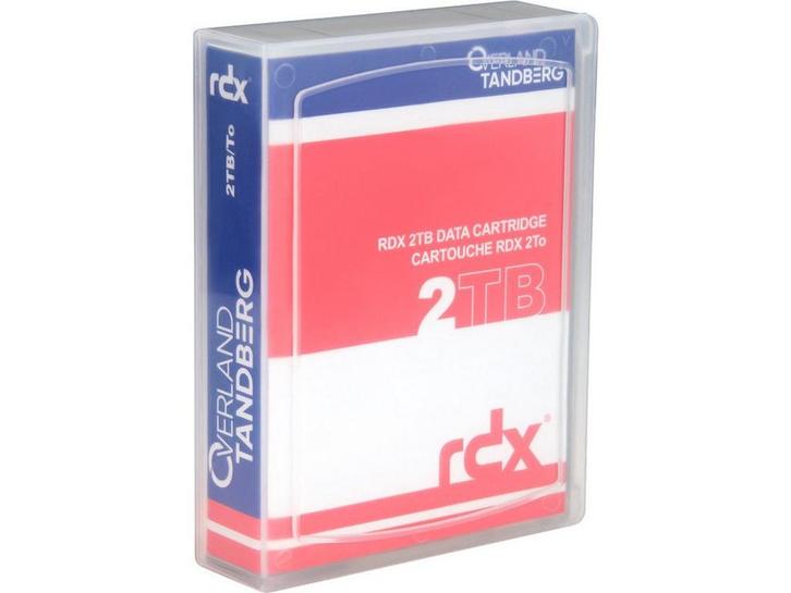 Tandberg Data RDX QuikStor - HDD Media 2TB - Schokbestendig, Computers en Software, Harde schijven, Nieuw, Verzenden