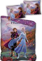 Disney kinderdekbedovertrek Frozen 2 paars - microvezel - 14, Nieuw, Verzenden