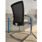 (MDK-107372) Steelcase sledestoel - netweave met leer, Huis en Inrichting, Stoelen, Ophalen of Verzenden, Gebruikt