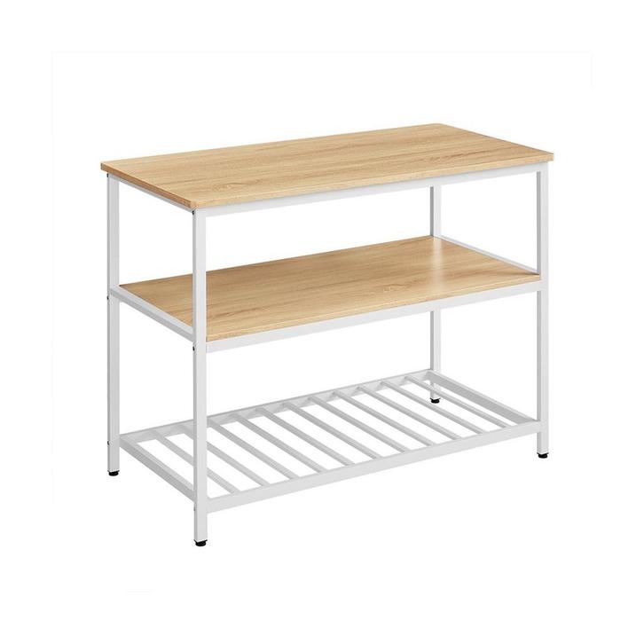 Keukenplank - Eiken & Wit - 120cm | Tweedekansje - Sla je..., Huis en Inrichting, Keuken | Keukenelementen, 50 tot 75 cm, Nieuw