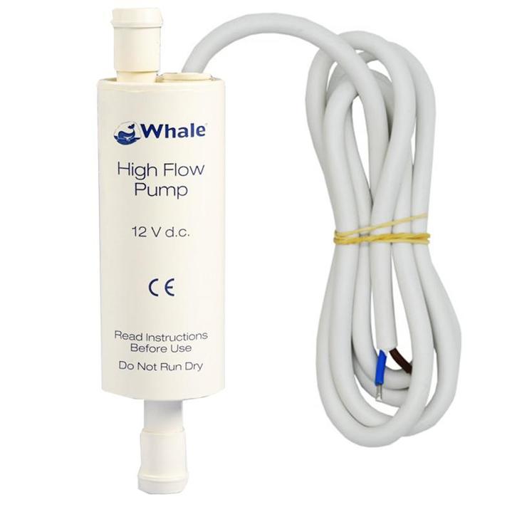 Whale GP1692 inline Booster Pomp High Flow 15,7 Liter/minuut, Watersport en Boten, Bootonderdelen, Nieuw, Zeilboot of Motorboot