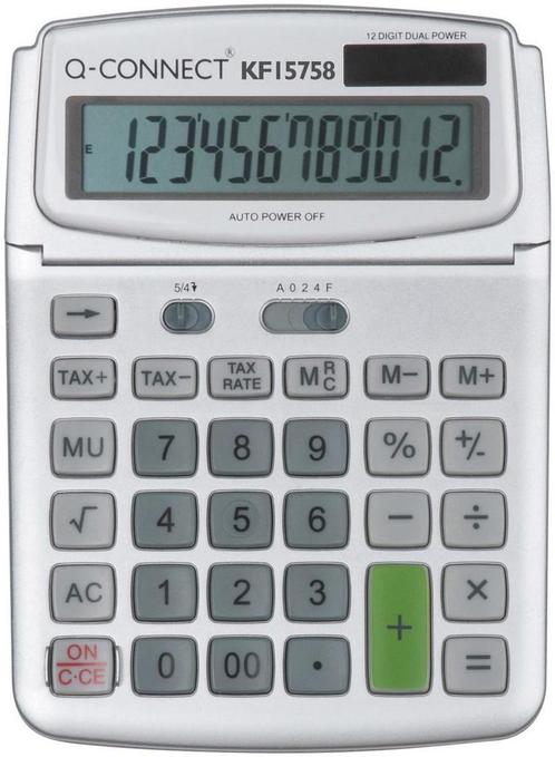 Q-CONNECT Q-CONNECT - bureaurekenmachine - KF15758, Zakelijke goederen, Partijgoederen en Retail | Verpakking en Verzending, Ophalen of Verzenden