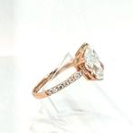 Zonder Minimumprijs - Ring - 14 karaat Roségoud - 3.96ct., Nieuw