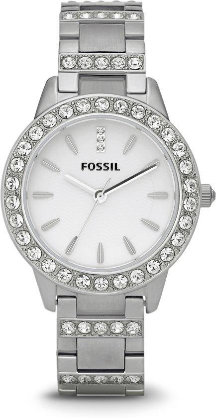Fossil ES2362 - Horloge - 36 mm - Staal - Zilverkleurig, Sieraden, Tassen en Uiterlijk, Horloges | Dames, Verzenden