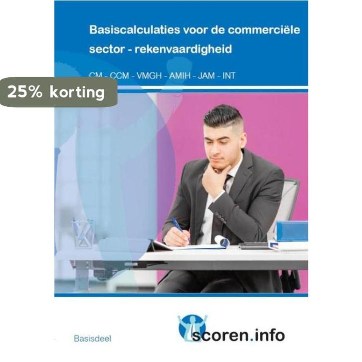 Basiscalculaties voor de commerciële sector -, Boeken, Schoolboeken, Gelezen, Verzenden