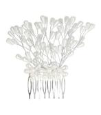 Haarspeld Sierkam Opsteekkam 6cm - Bloem Parel Kralen -, Nieuw