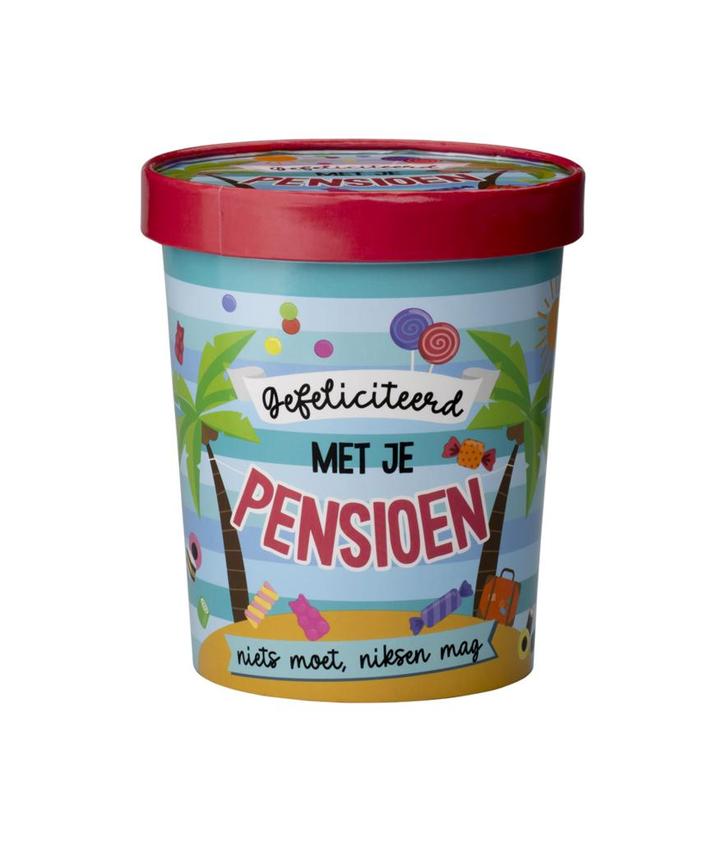 Pensioen Snoepbakje 12cm, Hobby en Vrije tijd, Feestartikelen, Nieuw, Verzenden