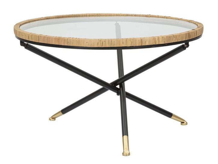 TAVOLO DA CAFFE SAINT BARTH ROTONDO CM Ø 80X46,5, Huis en Inrichting, Tafels | Salontafels, Ophalen of Verzenden