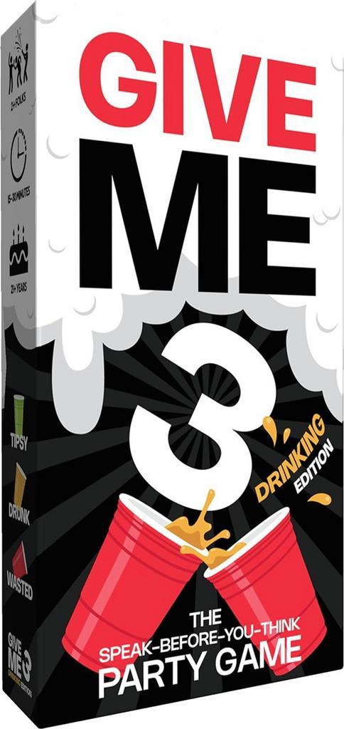 Savana Games Card & Party Games-Give Me 3 (Diversen) NIEUW, Hobby en Vrije tijd, Gezelschapsspellen | Kaartspellen, Nieuw, Ophalen of Verzenden