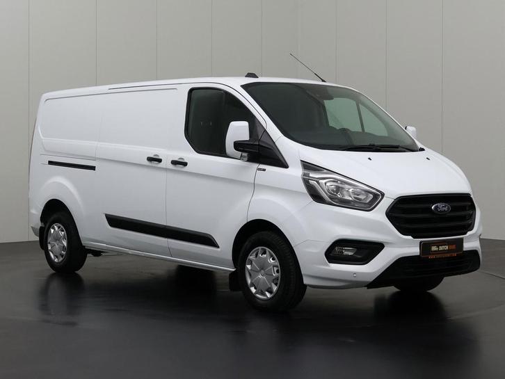 Ford Transit Custom 2.0TDCi 130PK Lang Achterdeuren, Auto's, Bestelauto's, Dealer onderhouden, Lease, Overige kleuren, Handgeschakeld