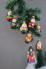 Kerstballen Krebs, Lauscha: Sneeuwwitje en de 7 dwergen (8), Diversen, Nieuw