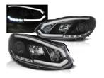 LED tube DRL Black koplampen geschikt voor VW Golf 6, Auto-onderdelen, Verlichting, Nieuw, Volkswagen, Verzenden