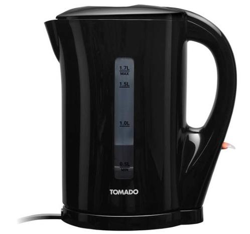 Tomado TWK1700B - Waterkoker - 1,7 liter - Kunststof -, Witgoed en Apparatuur, Keukenmixers