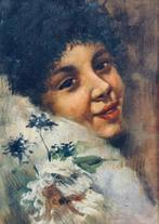 Scuola italiana (XX), da Vincenzo Irolli - Ritratto di, Antiek en Kunst, Kunst | Schilderijen | Klassiek