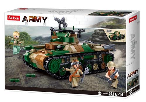 Sluban - Type 97 Middel Tank (Leger bouwsets, Modelbouwsets), Kinderen en Baby's, Speelgoed | Bouwstenen, Nieuw, Verzenden