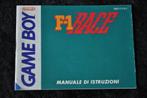 F-1 Race Nintendo Gameboy Classic DMG-F1-ITA-1 Manual, Verzenden, Nieuw
