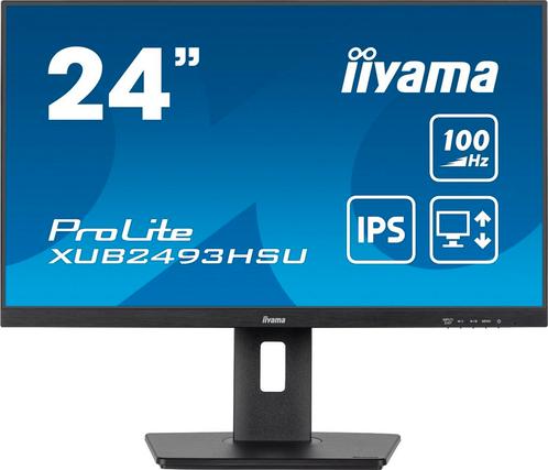 Iiyama ProLite XUB2493HSU-B6 24 Inch Monitor Full HD 1920..., Computers en Software, Monitoren, Zo goed als nieuw, Ophalen of Verzenden