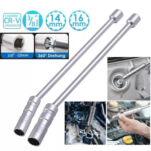Set magnetische bougiedoppen 14 en 16 mm, Auto diversen, Autogereedschap, Nieuw, Verzenden