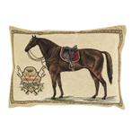 gobelin kussen paard zadel rood 30x45cm, Verzenden, Nieuw