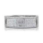 Armband - 14 karaat Witgoud -  8.65ct. tw. Diamant