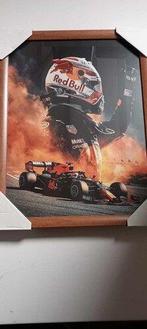 Max Verstappen  44cm bij 34cm in lijst met  glas, Huis en Inrichting, Verzenden, Gebruikt