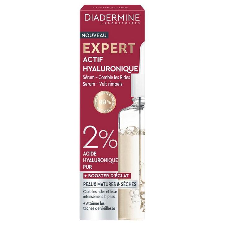 Diadermine Expert Hyaluron Actif Serum, Sieraden, Tassen en Uiterlijk, Uiterlijk | Gezichtsverzorging, Nieuw, Verzenden