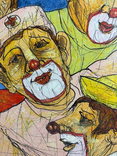 Gérard Gouvrant (1946) - Où est passé le véto?, Antiek en Kunst, Kunst | Schilderijen | Klassiek