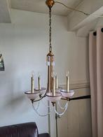 Kroonluchter - 5 armig - Opaline glas