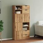 vidaXL Bijzetkasten 4 st ODDA 40x24x79 cm massief grenenhout, Verzenden, Nieuw, Grenenhout